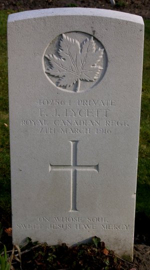 Pte Francis Lycett