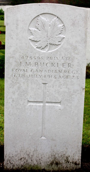 Pte John Buckler