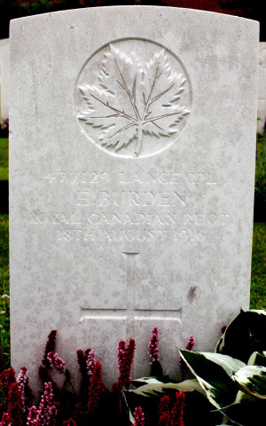 Pte Edward Burden