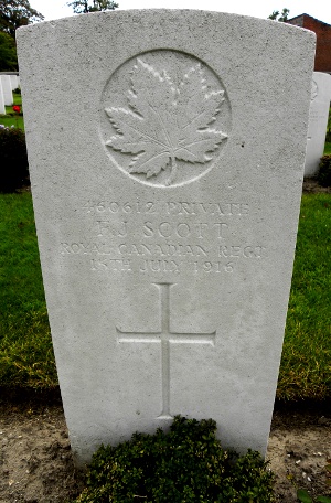 Pte Frederick Scott