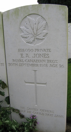 Pte Edwin Jones
