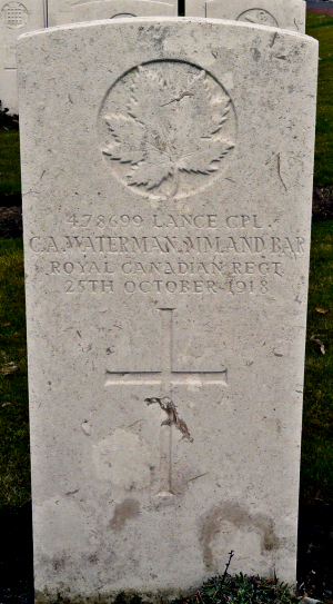 L.-Cpl. Clarence Waterman, M.M.