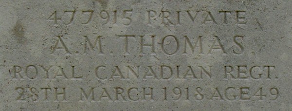 Pte Albert Thomas