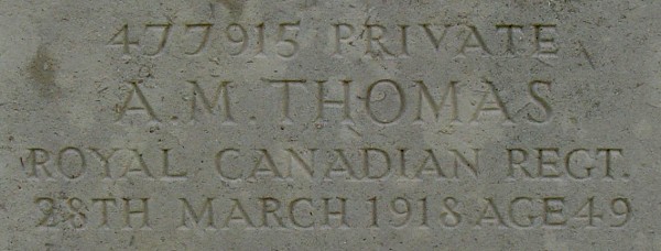 Pte Albert Thomas