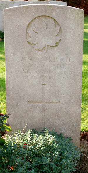 Pte Clifford Moss, MM