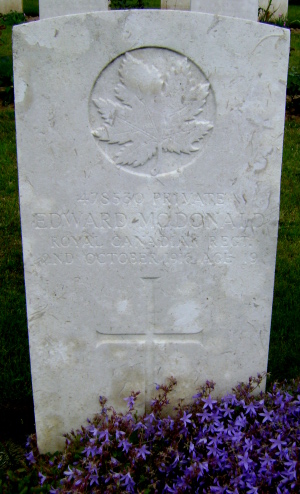 Pte Edward McDonald