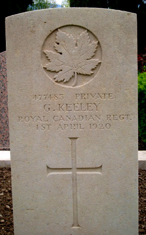 Pte George Keeley