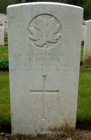 Pte Edward Hiscock