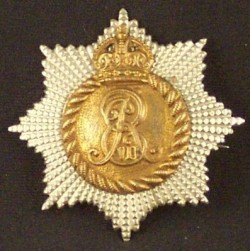 1901 Tudor-crown badge with the Royal Cypher of His Majesty King Edward VII