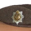 Khaki beret, circa 1940s.