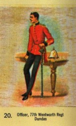 Officer, 77th Wentworth Regiment, Dundas